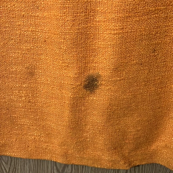 Vintage Jonathan Logan Orange Woven Cotton 1960s Sleeveless Dress Size 13 - Picture 6 of 12